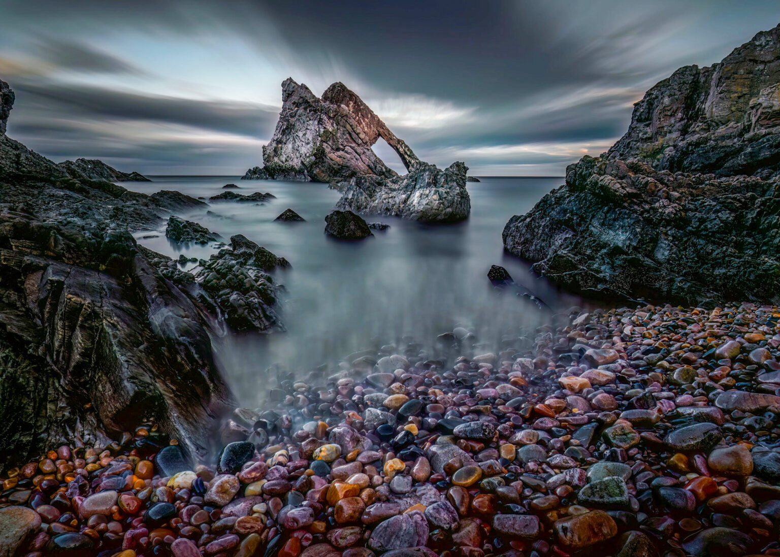 Bow Fiddle Rock, Scotland