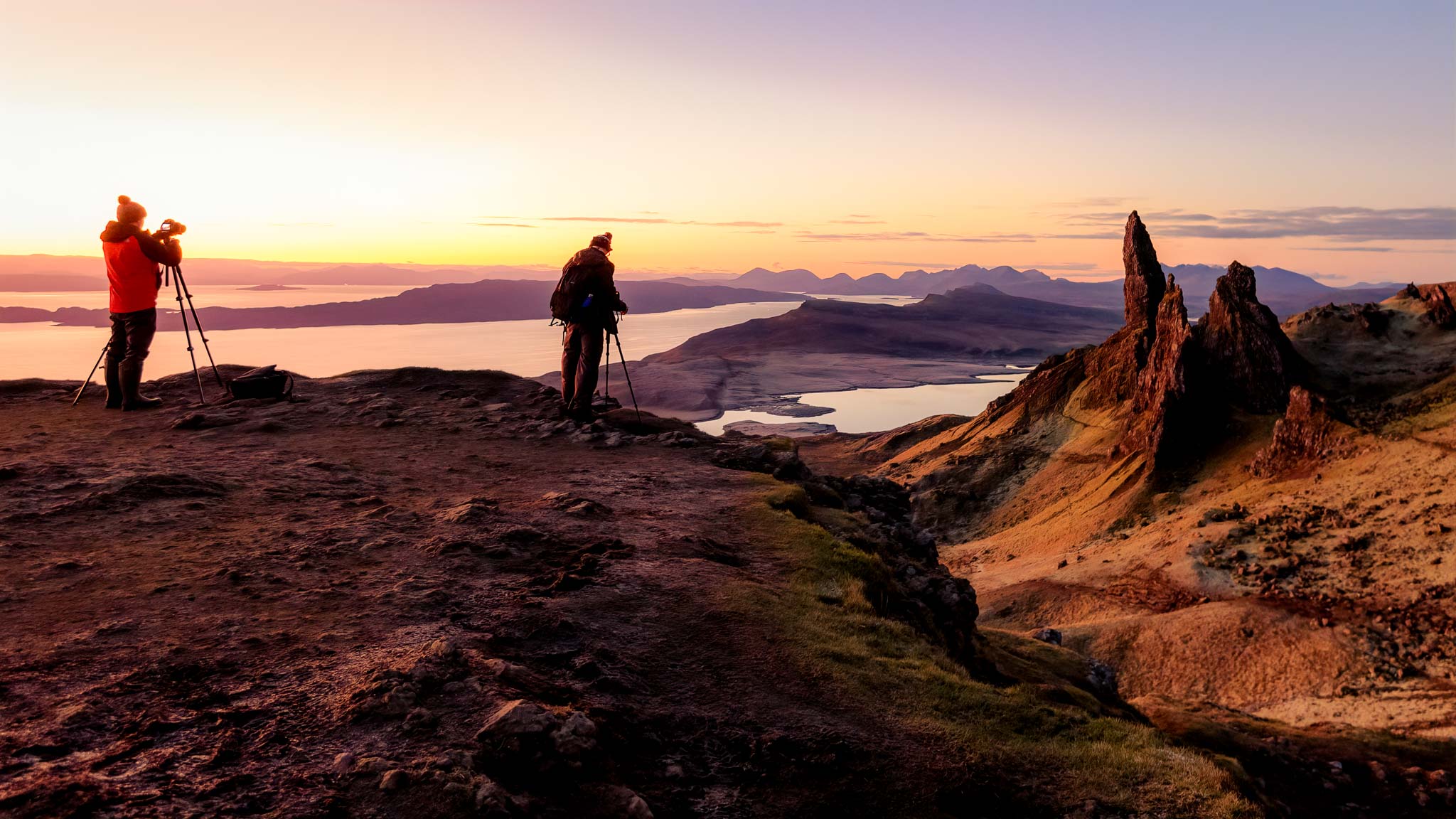 UK Photo Tours Scotland workshop Isle of Skye Photographers Old Man of Storr